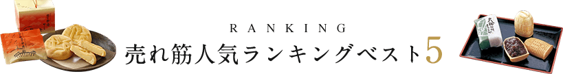 売れ筋人気ランキングベスト5